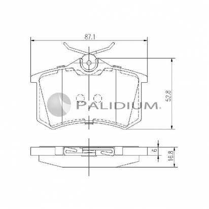 PALIDIUM P1-1172 BREMSEKLOSSER